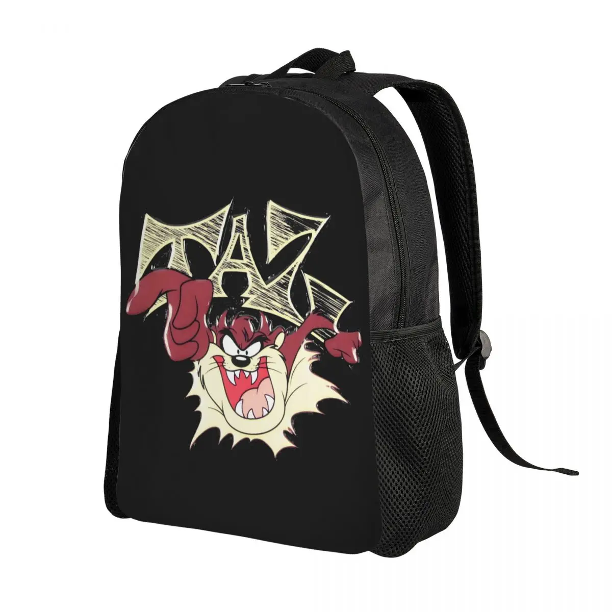 Aangepaste Devils-Tasmanianes TAZ-rugzakken voor jongens meisjes Cartoon School College reistassen Dames Heren Boekentas Geschikt voor 15-inch laptop