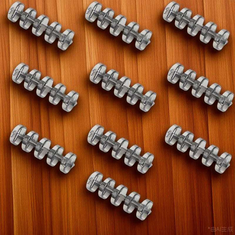 

10pcs Plastic Book Rings Convenient Binder Rings Household Leaf Binders For Organizing Notebooks Planners File Accessories