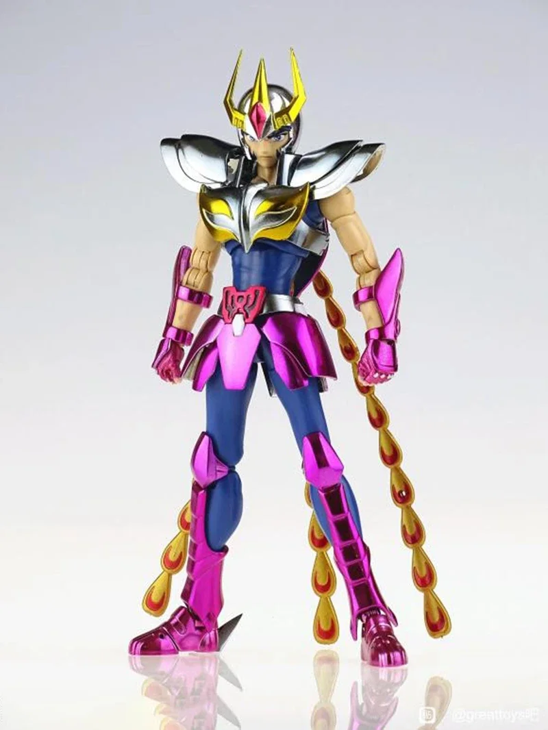 19cm Saint Seiya Anime Figures Myth Cloth EX Pegasus Dragon Shiryu Hyoga Cygnus Phoenix Ikki Action Figure Model Ornaments Toys