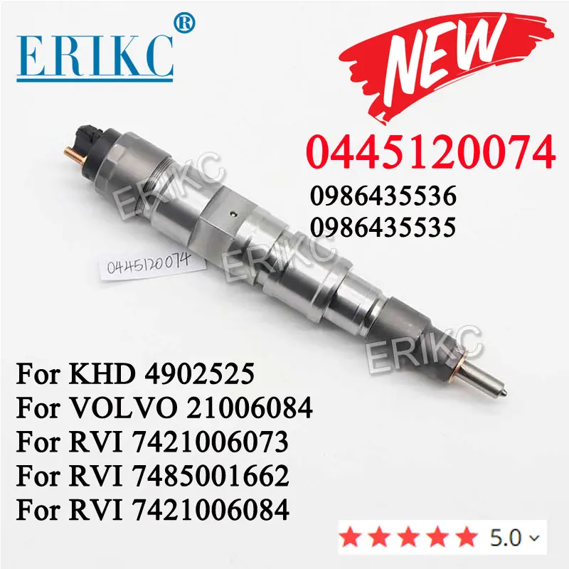 

ERIKC 0 445 120 074 Fuel Injector 0445120074 Common Rail Diesel Injection 0445 120 074 Part Injectors OEM 0986435536 0986435535