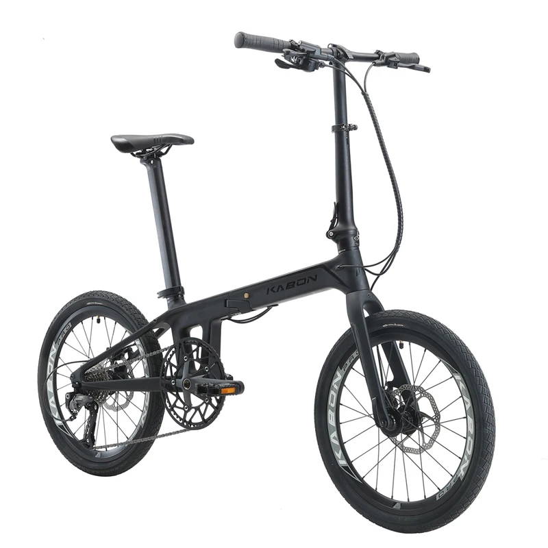 

KABON Folding Bike for Adults Carbon Fiber Mini Compact Folding Bike for Women Commuters City Foldable Bicycle 20inch Wheel