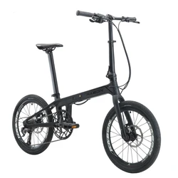 KABON Folding Bike for Adults Carbon Fiber Mini Compact Folding Bike for Women Commuters City Foldable Bicycle 20inch Wheel