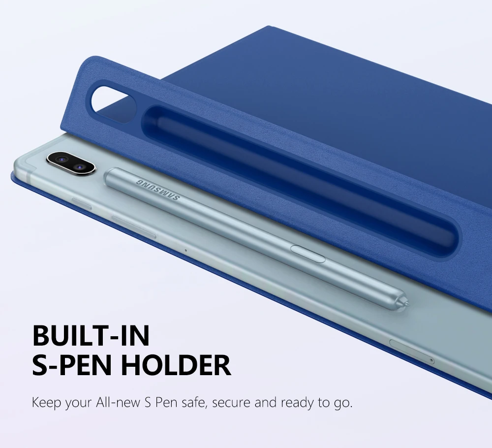 Thông Minh Folio Case Dành Cho Samsung Galaxy Samsung Galaxy Tab S6, từ Đứng Bao Da Với Bút Chì Dành Cho Tab S6 2019 10.5-Inch Tự Động Ngủ Đánh Thức