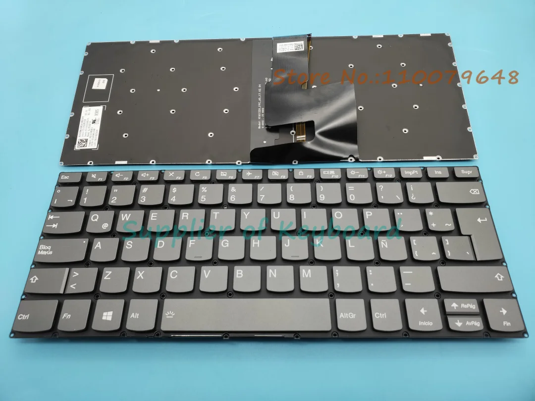 

NEW Latin Spanish/English/Portuguese/UK Keyboard For Lenovo Yoga 720-15IKB 520-14IKB Type 80X8 81C Laptop Backlit