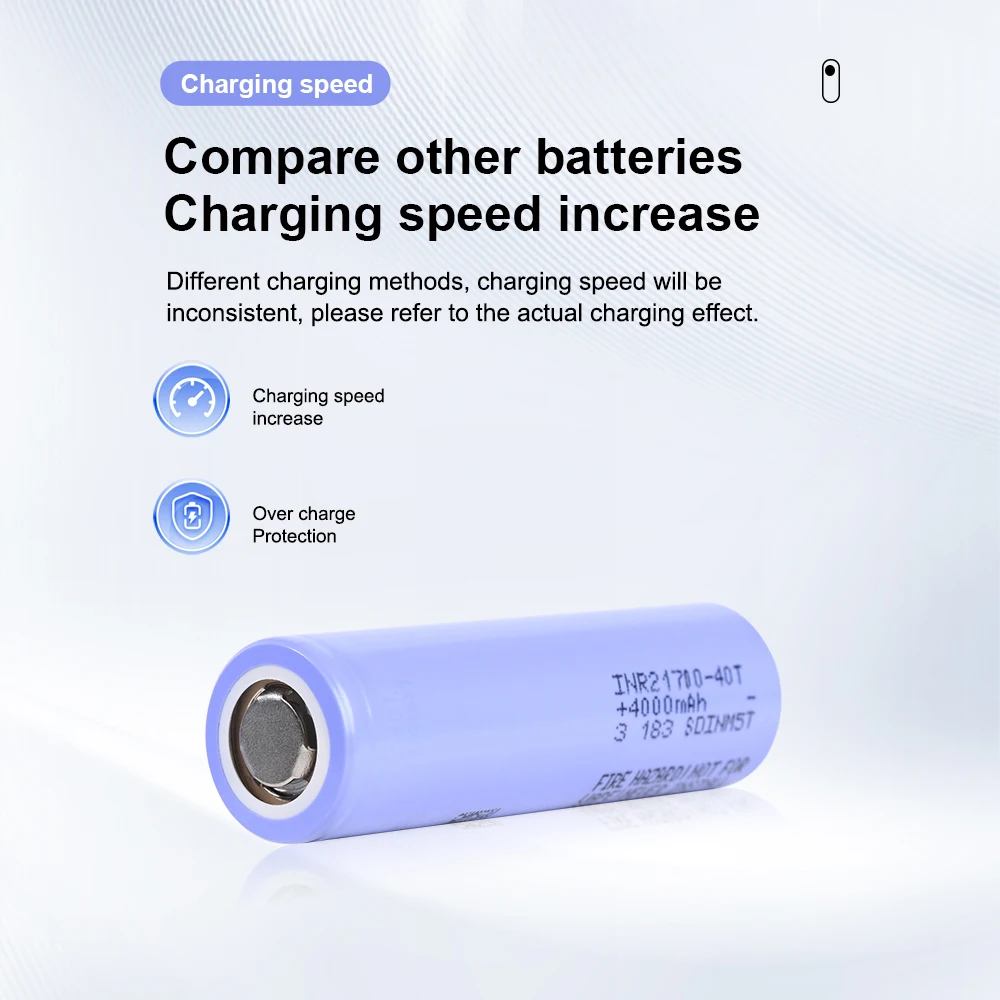 INR21700 40T lithium battery (6pcs )100% original MKEPA 33G 3.7V 4000mAh  battery/dischargeable rechargeable battery