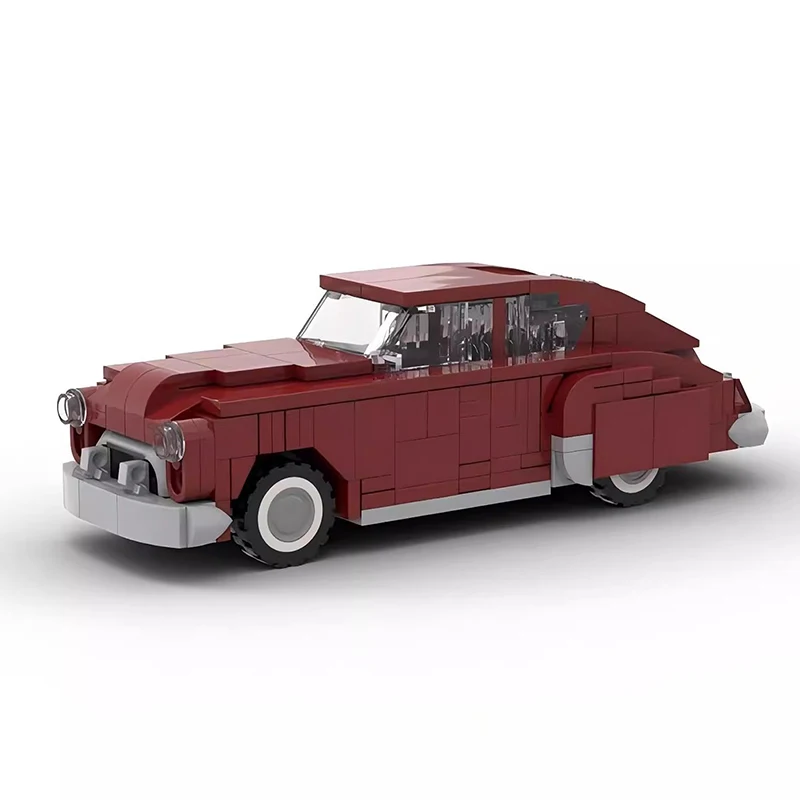 Bricklink MOC Technical Car 1949 Oldsmobiles Futuramic 76 City Speed Champions Vehicles Building Blocks Toys Christmas Gift