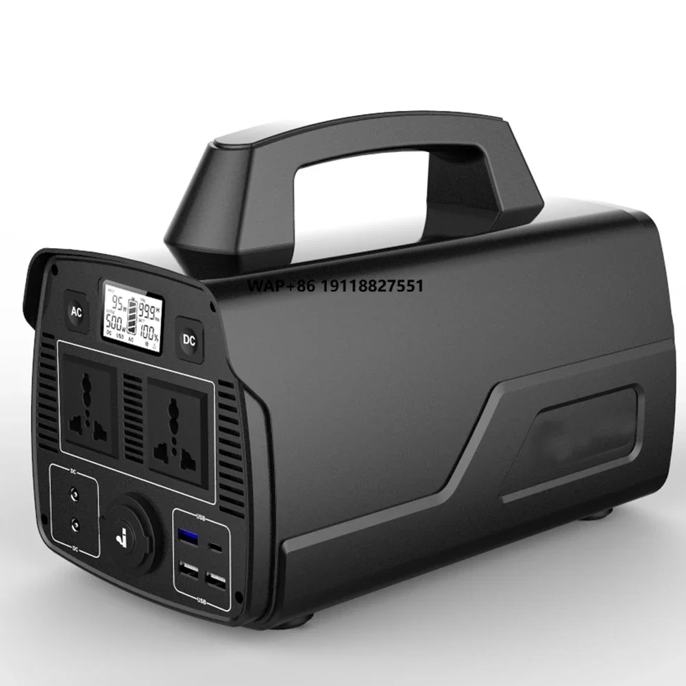 EXLIPORC Portable Rechargeable Power Station 500w 1000w 2000w Solar Panel Generator Lithium 3000w Home Energy System