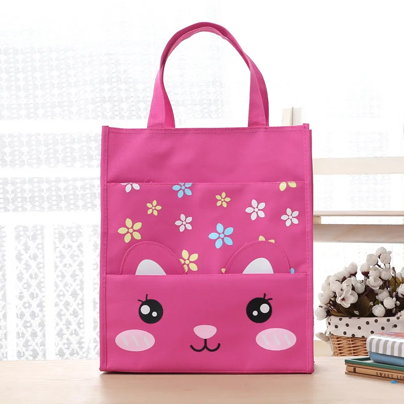 حقيبة حمل للجنسين، حقيبة كتب كرتونية، حقيبة يد محمولة، حقيبة تخزين، حقيبة طالب متعددة الاستخدامات