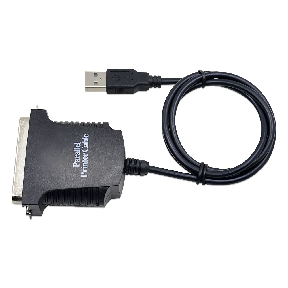 USB 2.0 To IEEE1284 A DB25 Parallel Printer Cable CN36 Converter 36Pin Port Adapter for Computer PC Lead Laptop Desktop Printing