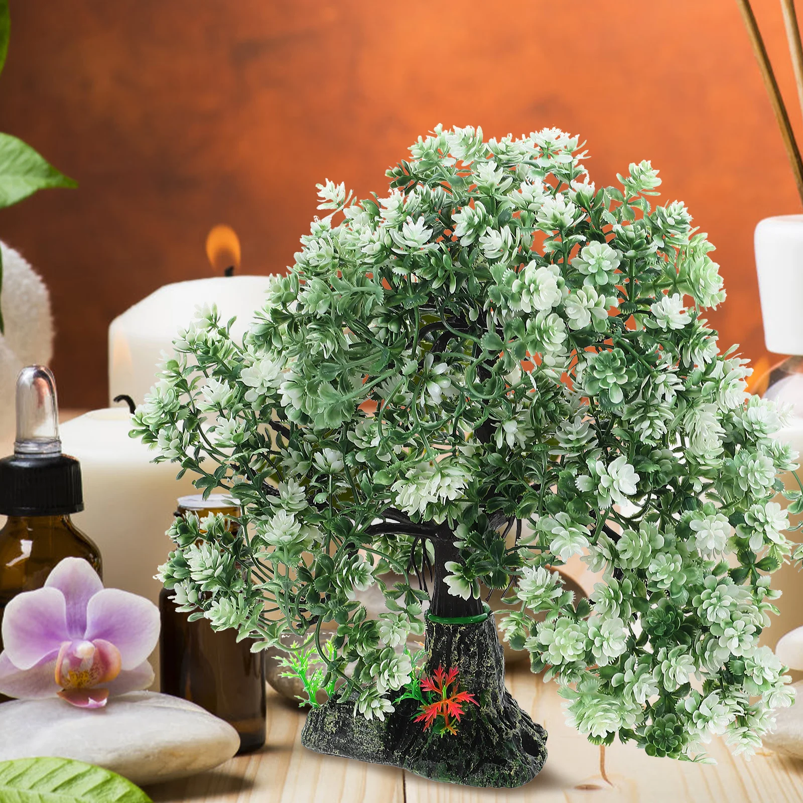 

Premium Fake Tree Decor for Fish Tank Aquarium Bonsai Resin Ornament Simulation Landscape Adornment Desktop Decoration
