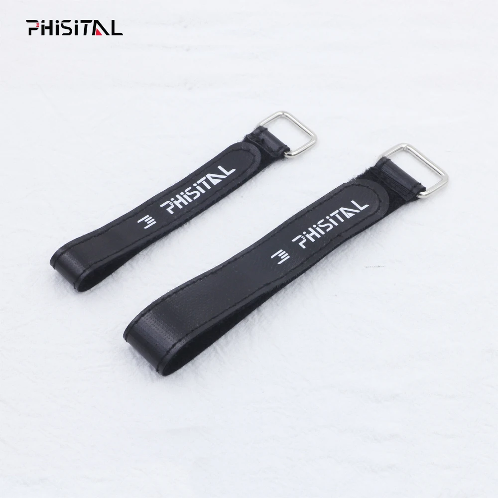 PHISITAL Super Magic Tape Tie Lipo Battery Strap 20mm 15mm Ribbon Belt Cable Holder metal catch for DIY RC Drone FPV Quadcopter