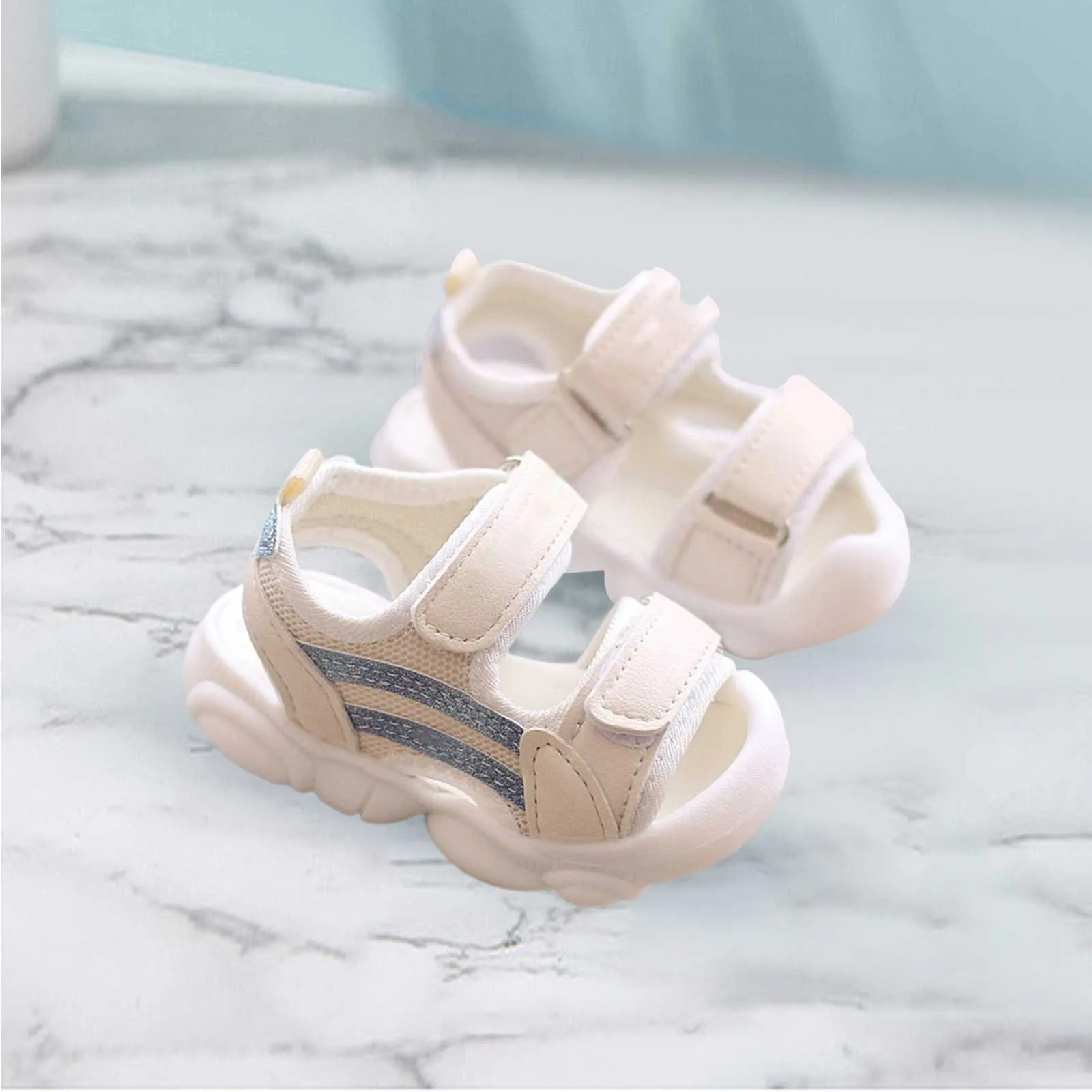 Toddler Baby Boy Girl Shoes Breathable Shoes Open Toe Sandals Girl Sandals Baby Soft Soled Sandals Kids Fashion Princess Shoes