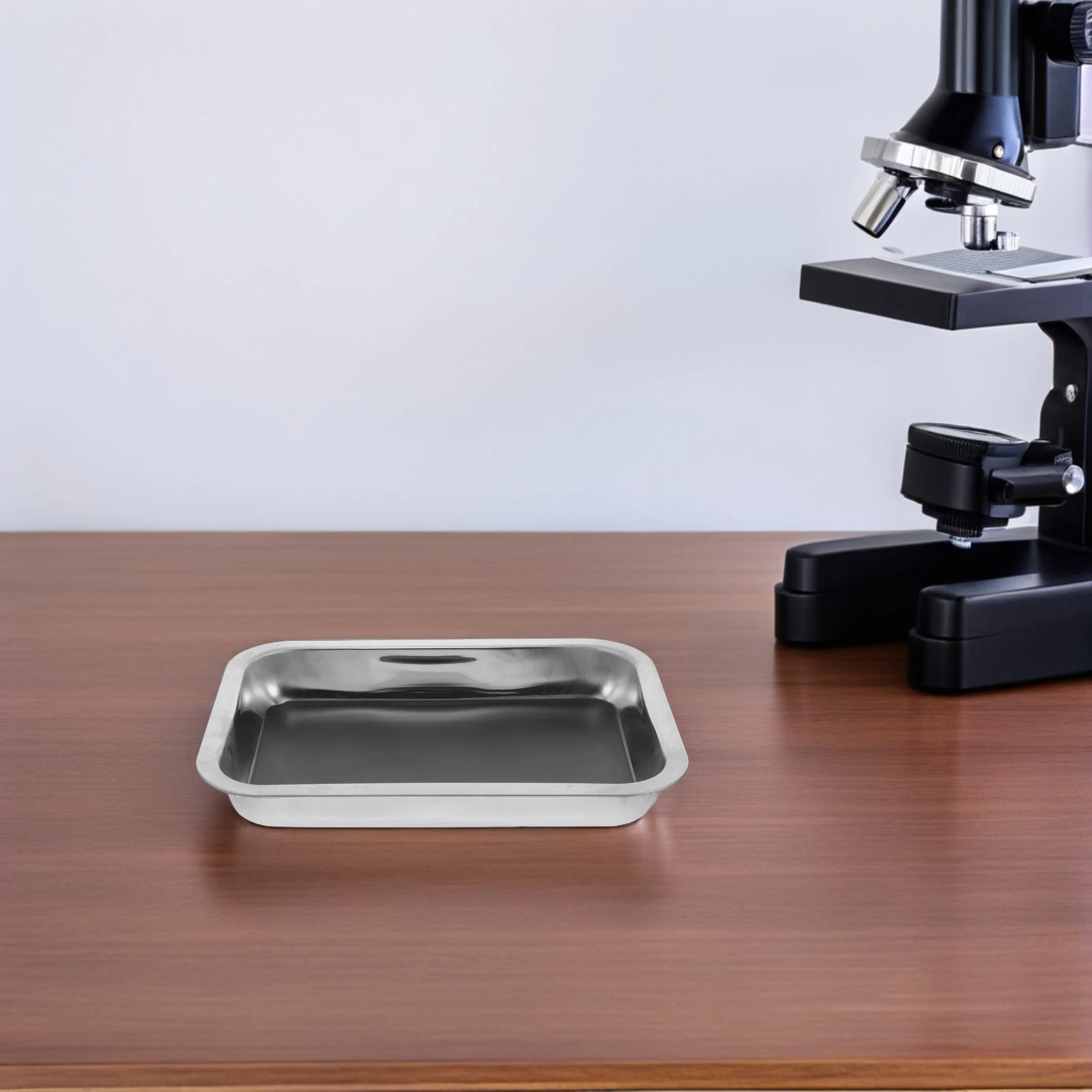 

Stainless Steel Dissection Tray Lab Equipment Biology Teaching Tool Multifunctional Easy Clean for School