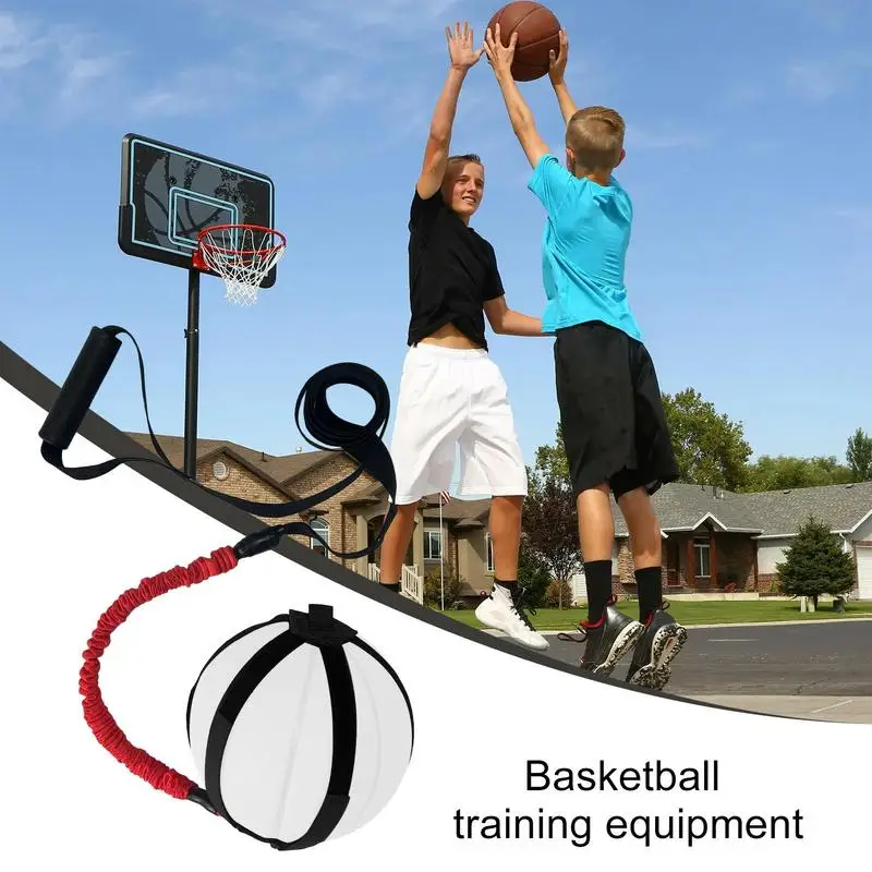 Speed Training Equipment Bouncing Exercise Stretchy Rope Basketball Trainer With 5 Strong Cords Basketball Practice Equipment