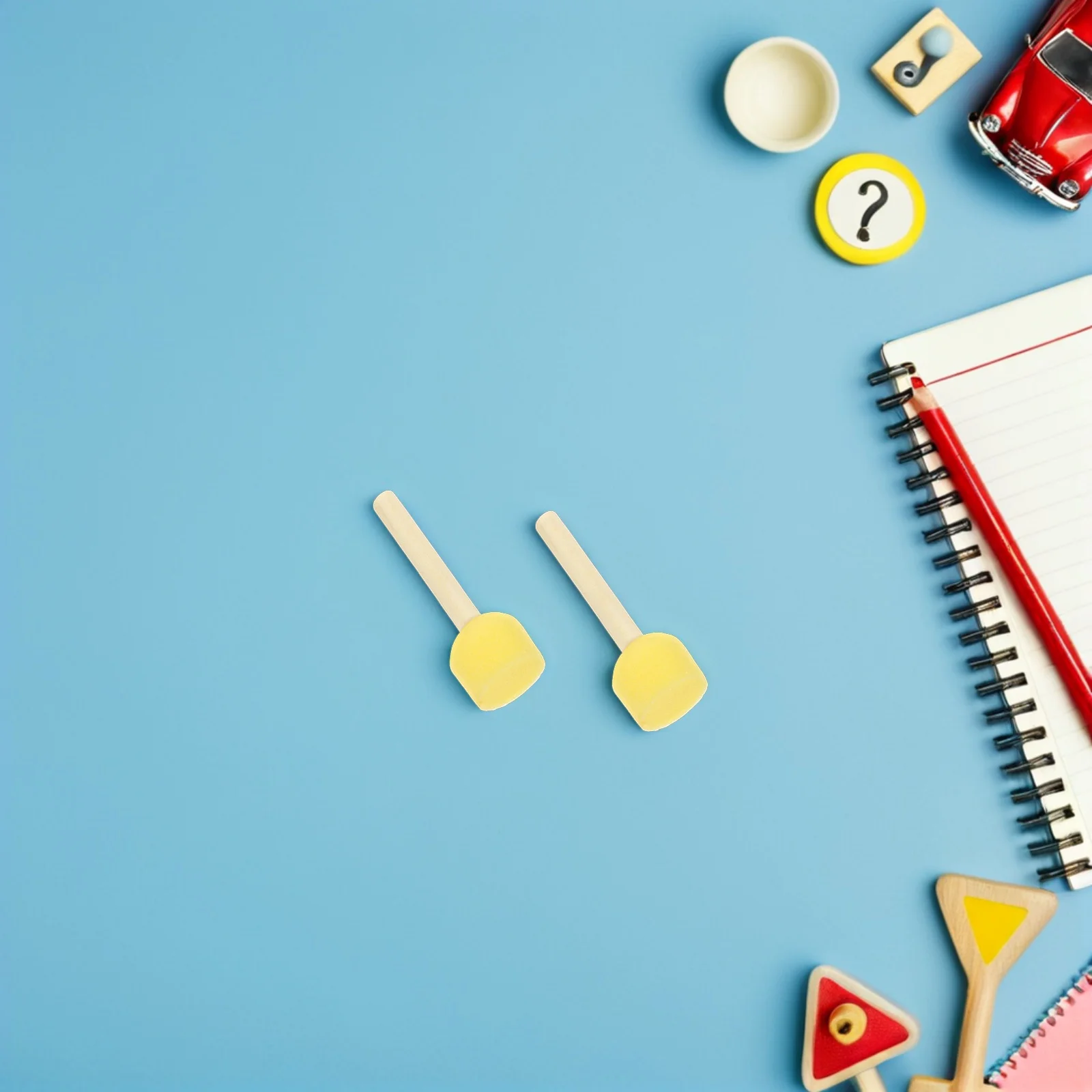 

DIY Sponge Paint Brushes Set for Kids Adults Round Design Even Application Varnish Paint Unique Effects Tools Art Work Sponge