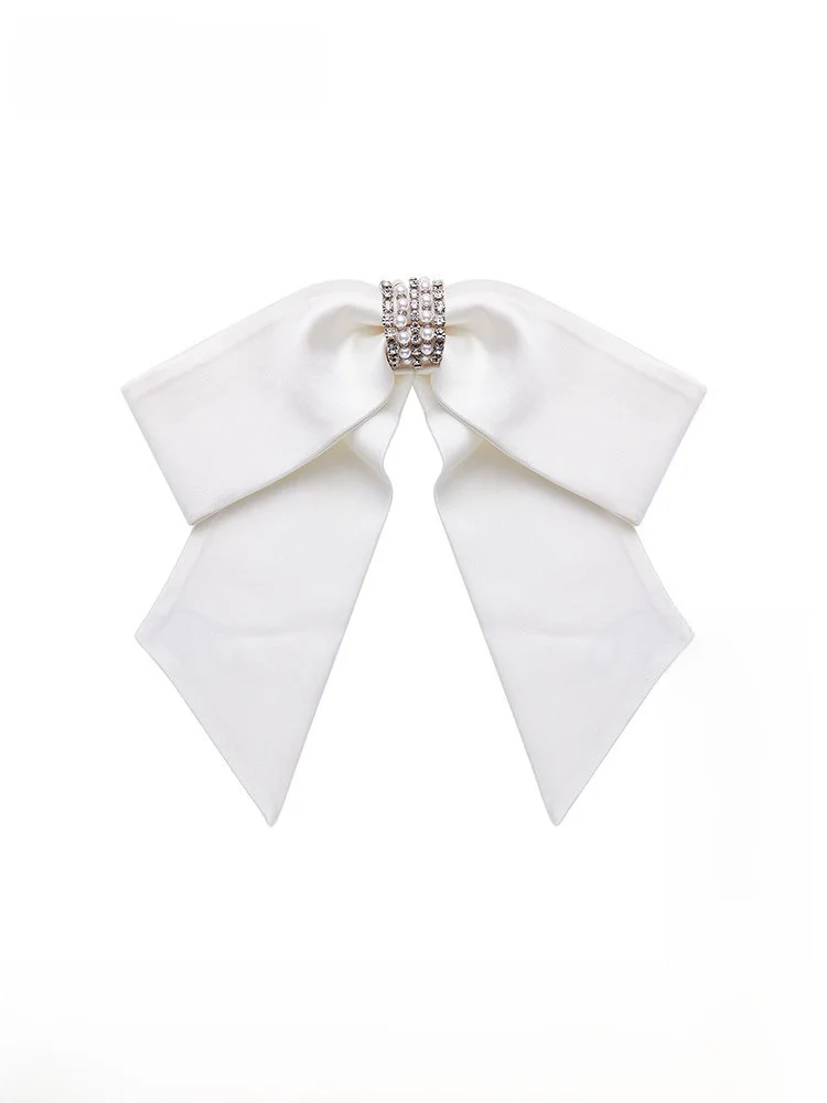 

Заколка для волос Nana Jacqueline Satin Pearl Knot, женские аксессуары для волос, модные украшения с бриллиантовой цепочкой, оригинальный дизайн