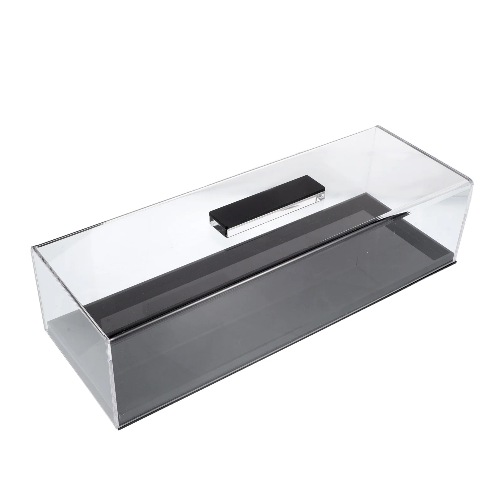 

Multifunctional Rectangular Acrylic Cake Carrier with Transparent Lid Elegant Dessert Serving Board for Cookies Homemade Baking