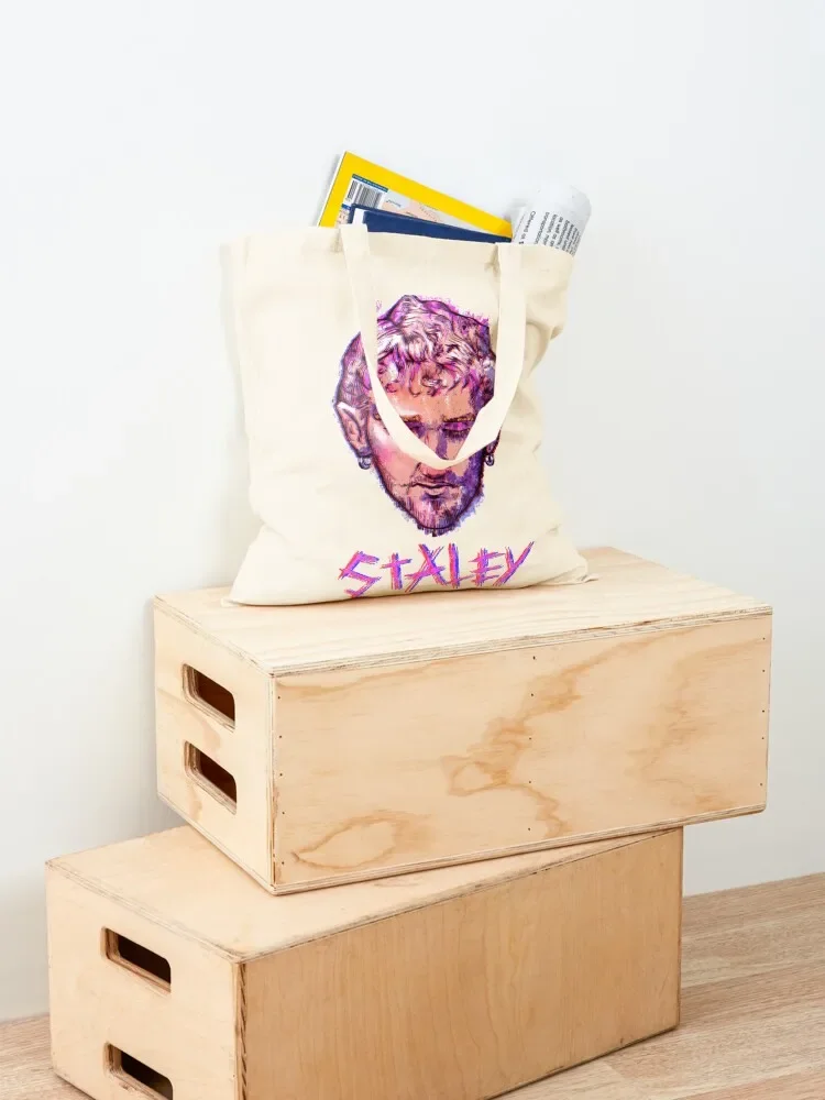 Layne Staley Tote Bag Tote Bag Tas Tangan Wanita Estetika Tas Pantai Tote Bag Layar