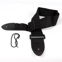 Miwayer Guitar Strap Guitar Picks Acoustic ukulele Guitar Black Strap Belt Adjustable  Leather  Ends for Guitars