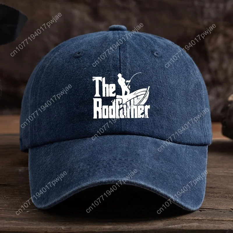 Topi Duckbill Bergaya Unisex dengan Cetakan Memancing yang Menarik - Topi Luar Ruangan yang Trendi dan Serbaguna