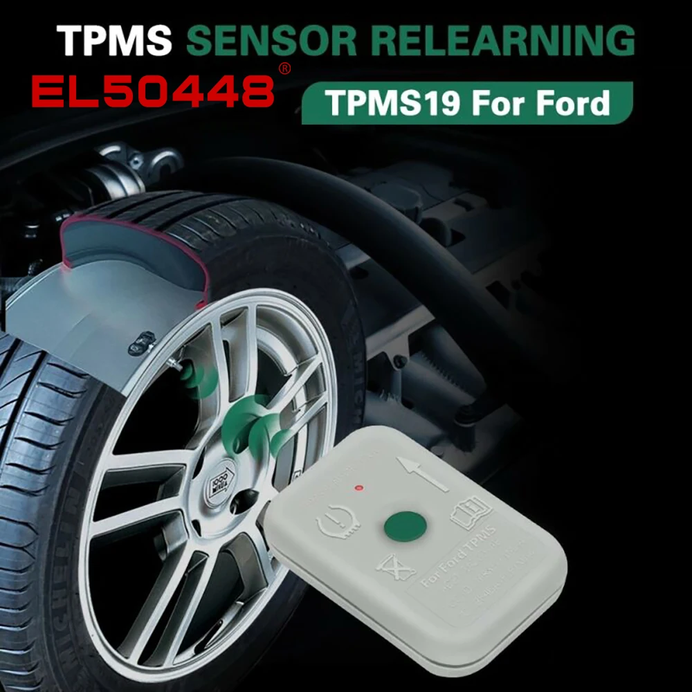 

Car Tire Sensor Reset TPMS Relearn Tool TPMS19 TPMS Pressure Sensor Training Activation Transmitter Tool for Ford 8C2T1A203AB