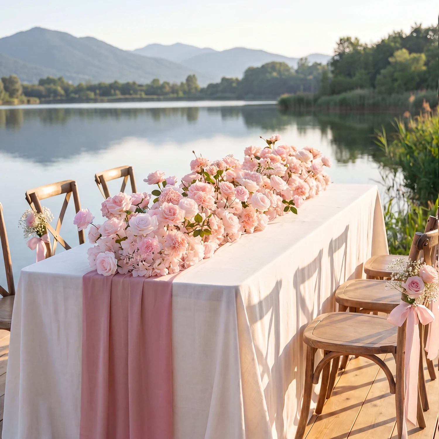 Uflower 2m Lüks Yapay Ortanca  - Table Runner incelemesi ve fiyatı
