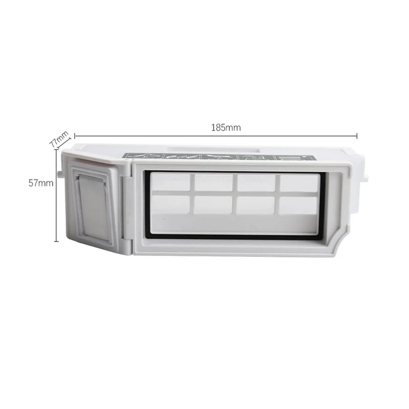 FZFZ Caja de polvo al vacío para ECOVACS DEEBOT T10/T10 TURBO/X1 Accesorios de repuesto Caja de basura