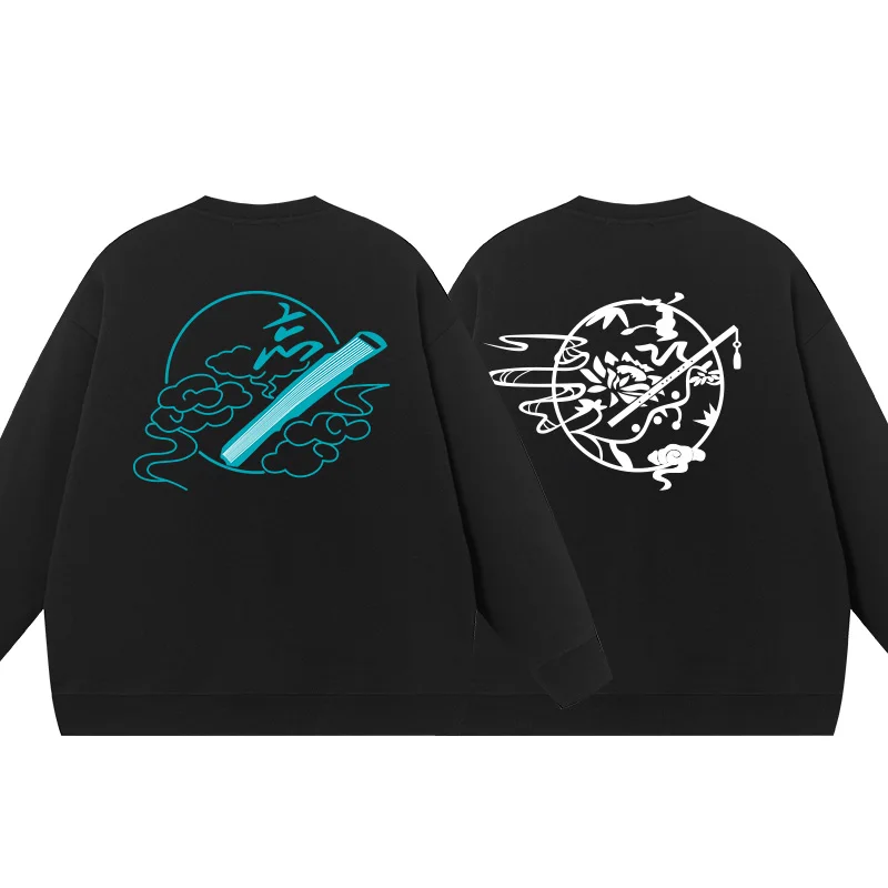 

Grandmaster of Demonic Cultivation Mo Dao Zu Shi Wei Wuxian Oversized Hoodie Women Men O-neck Long Sleeve Crewneck Sweatshirt