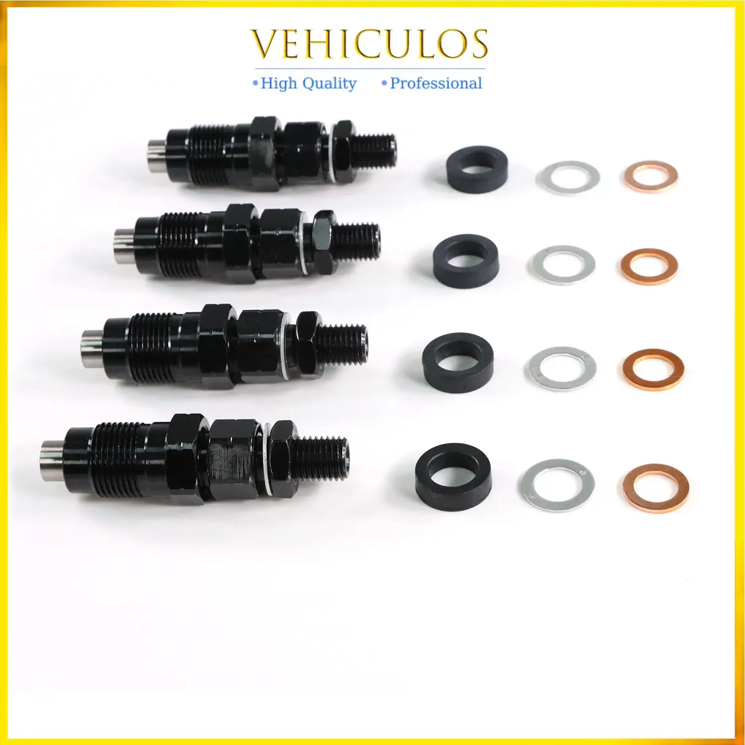 4D56 4D56T 4 Piece New Diesel Fuel Injector For Mitsubishi Pajero Triton Delica 2.5L D4BX D4BA G6BAJ D4BF Car Accessories Parts