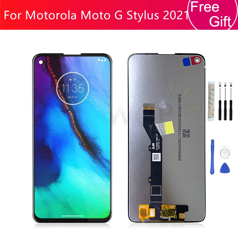 For Motorola Moto G Stylus 2021 LCD Display Touch Screen Digitizer Assembly XT2115 XT2115-1 Screen Replacement Repair Parts