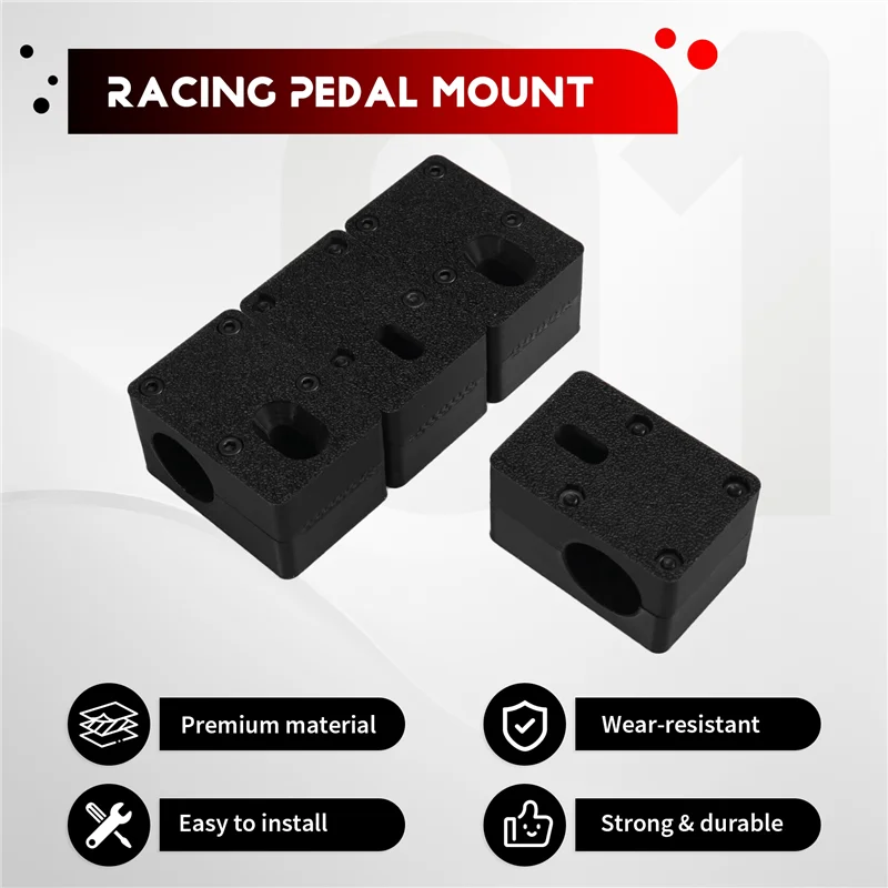 Supporto per pedale BISM Racing per Fanatec, per Fanatec DD Pro Tre pedali, stabilità e durata migliorati