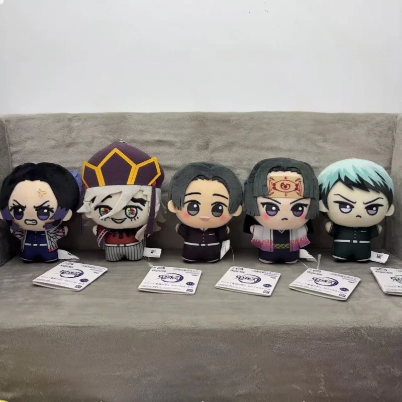 Genuine Japanese Version Demon Slayer Shinobu Kochou Plush Keychain Cute Anime Pendant Bag Hanging Decor Collectible Decoration