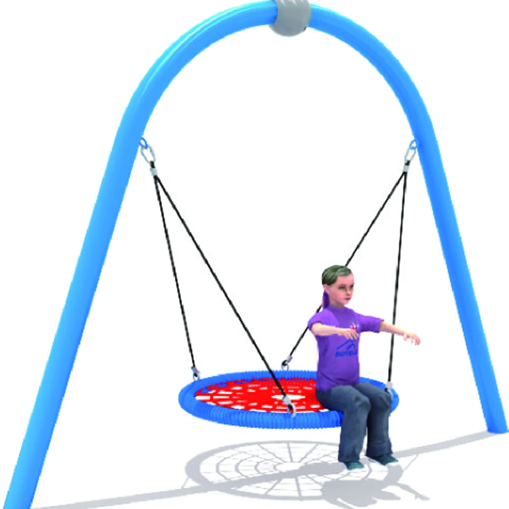 Kindergarten Children's Outdoor Playground Equipment Galvanized Pipe Outdoor Children's Garden Swing and Slide Suit