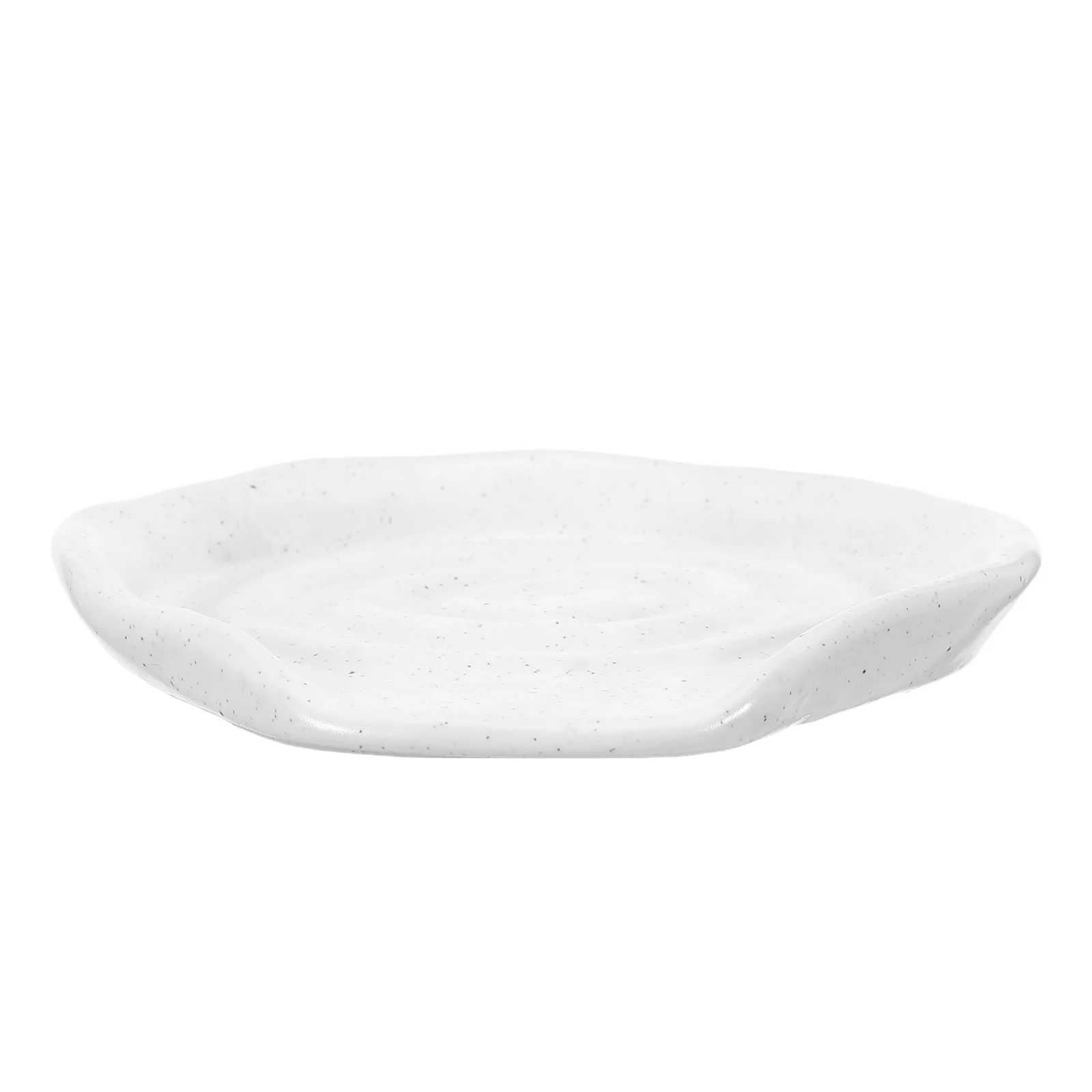 

Mini Ceramic Spoon Rest White - Kitchen Utensil Holder for Countertop Farmhouse Decor Cooking Ladle Stand Coffee Station