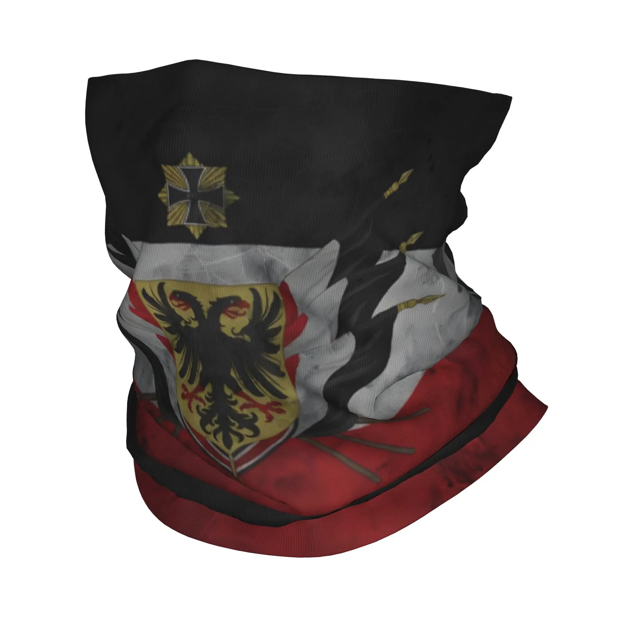 

Бандана с флагом Германии в стиле ампир на заказ, гетры с защитой от ультрафиолета, шарф для лица, женский и мужской национальный флаг, головной убор, трубка, Балаклава