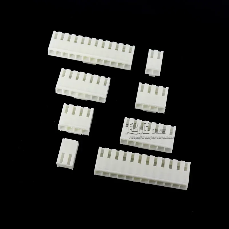 50Pcs VH 3.96MM Female Housing Terminals Connector 2P-10P Pin Choices Electrical Wire Connectors for DIY Electronics