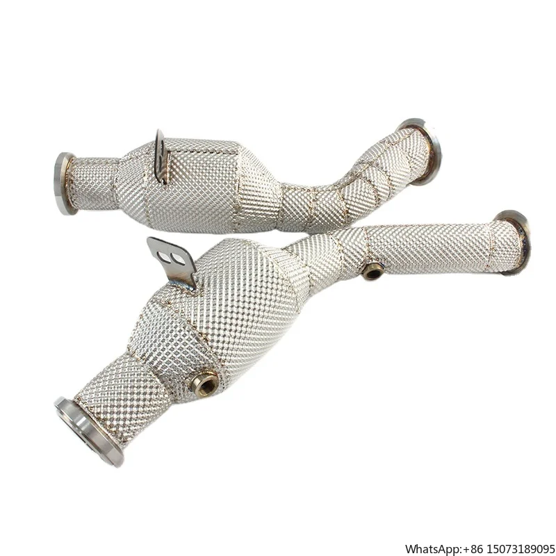

High Quality Catless Downpipe for C43 3.0T 2016+ 304 Stainless Steel Exhaust Downpipe Racing Exhaust Systems