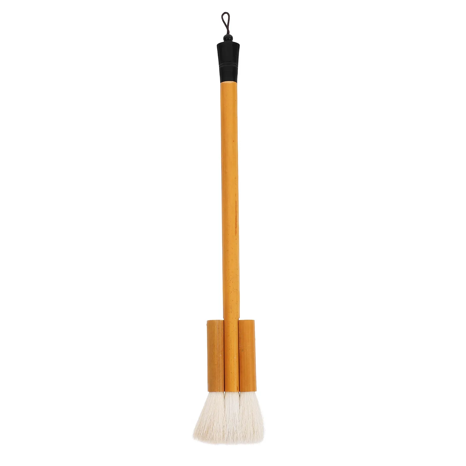 Multi-Function Wool Painting Brush Bamboo Handle for Watercolor Texture Boards School Practice Portable Lightweight Ergonomic