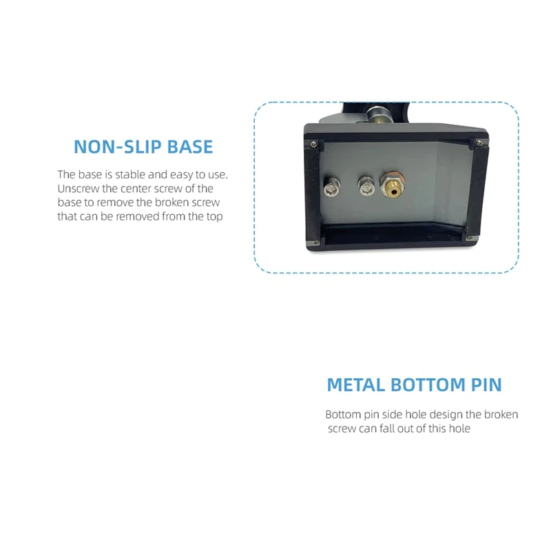 Broken Screw Removal Tool Optical Eyeglass Extractor Lens Metal Drilling Fittings Eyeglasses Processor