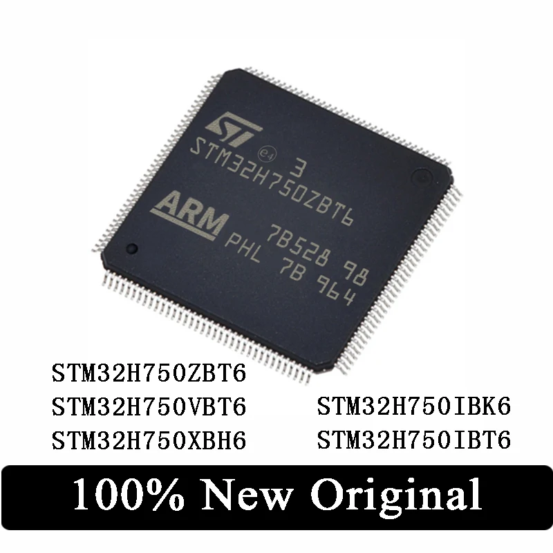 

100% Новый оригинальный STM32H750VBT6 STM32H750XBH6 STM32H750IBK6 STM32H750IBT6 STM32H750ZBT6 STM32H750 STM32H Стандартный чип