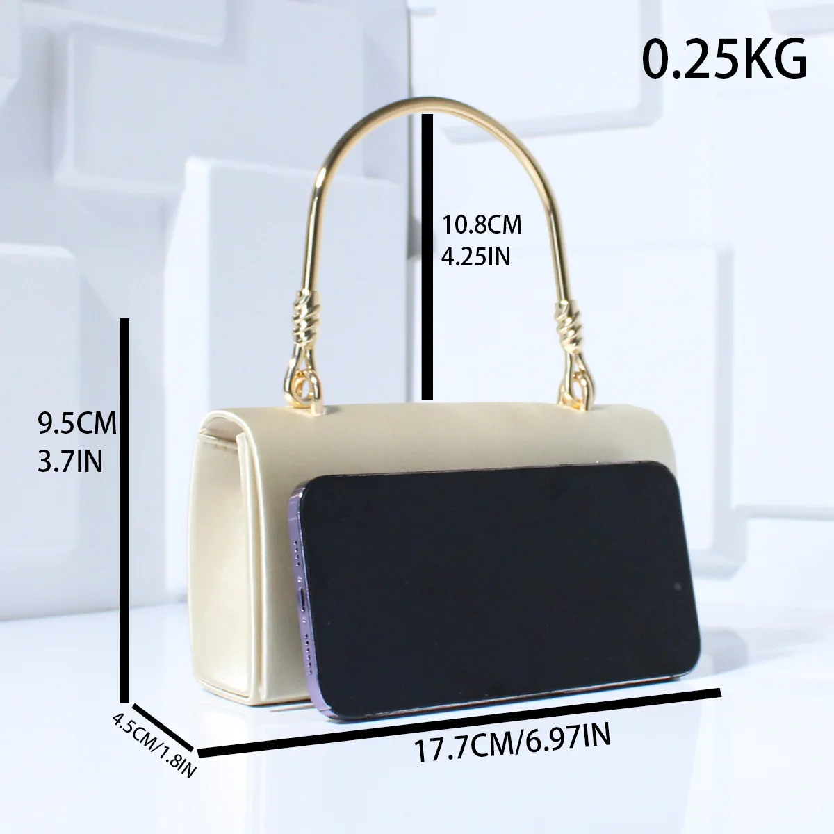Popular Diamond-Encrusted Dinner Bag Handbag High-End Fashion Dress Evening Banquet Shoulder Messenger Chain Bag