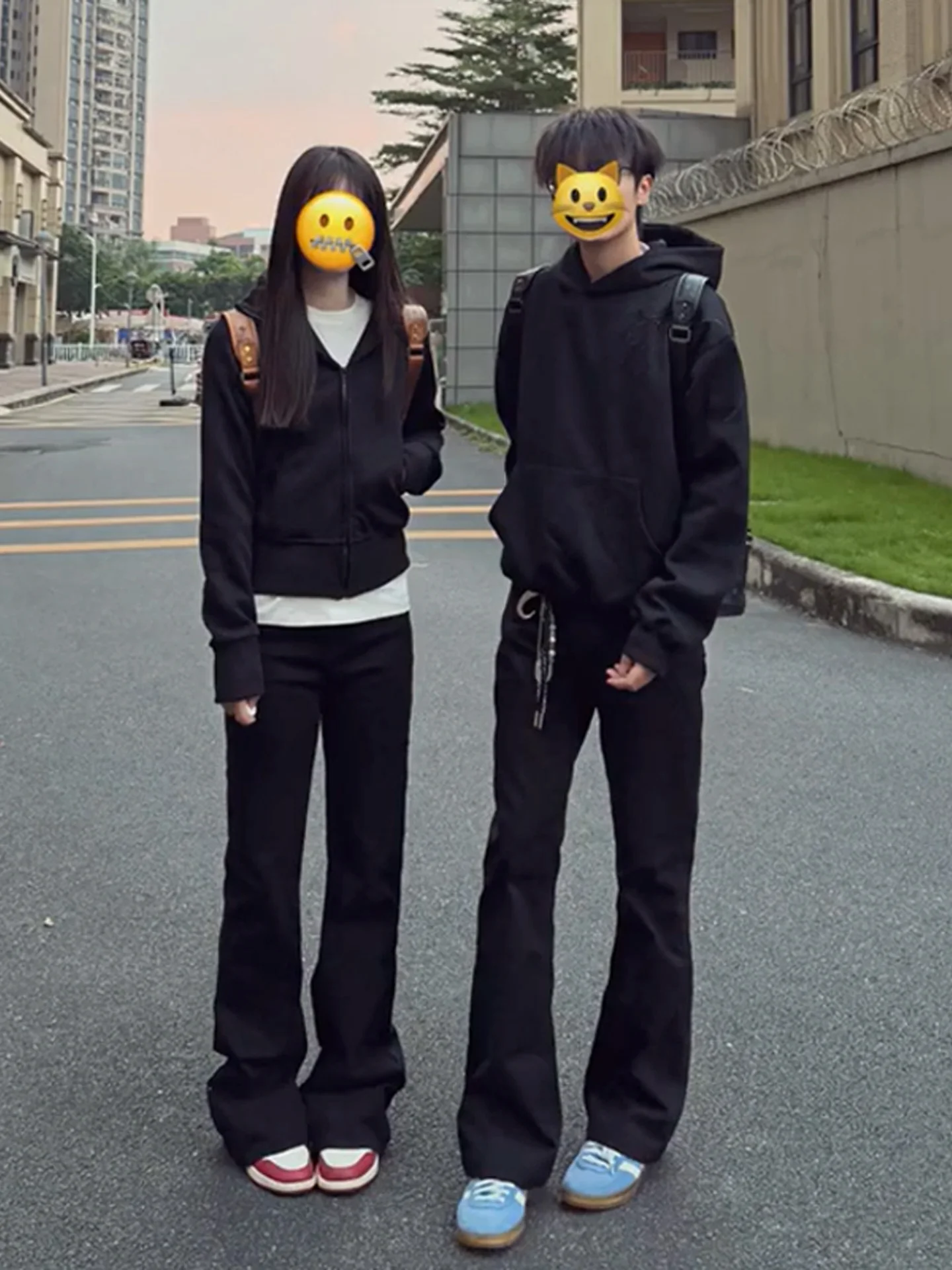 

Bla Fce Lined Straight Leg Micro Flared Jeans Men's Autumn Winter Slimming High Street Sle Casual Straight Jeans