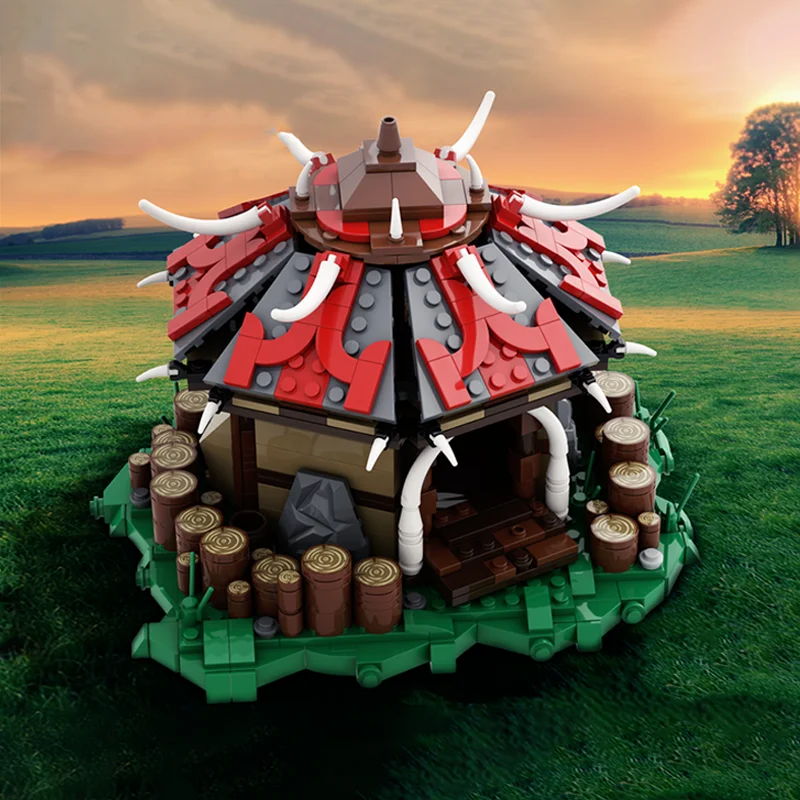 3677pcs MOC WOW Fantasy Orc's Horde Bundle Castle Model Building Blocks Craft Education Creative Birthday Display 3D Assemble