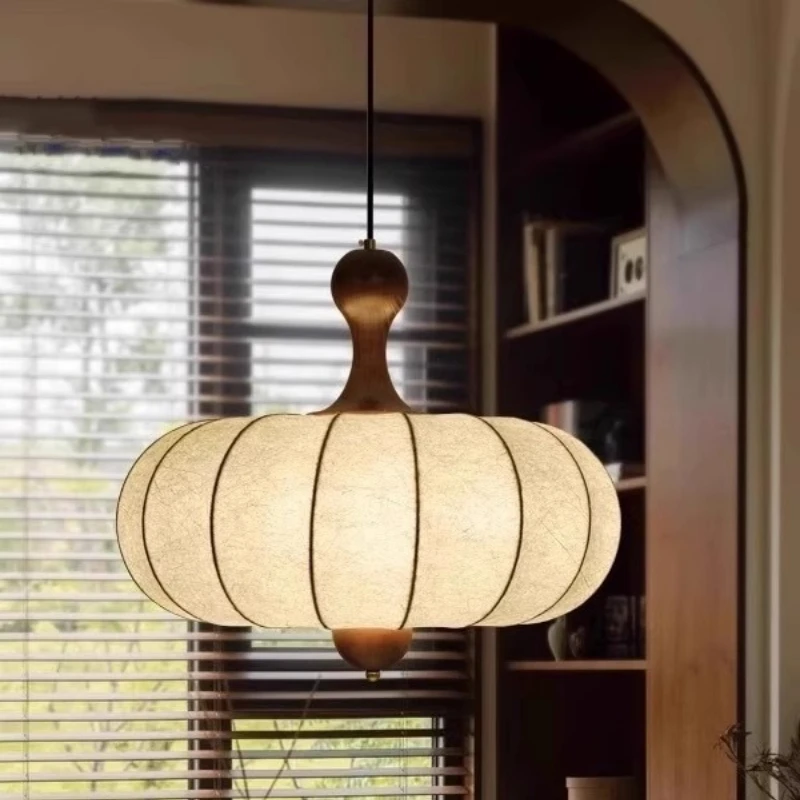 Retro master bedroom pendant light, Nanyang style Zen style light