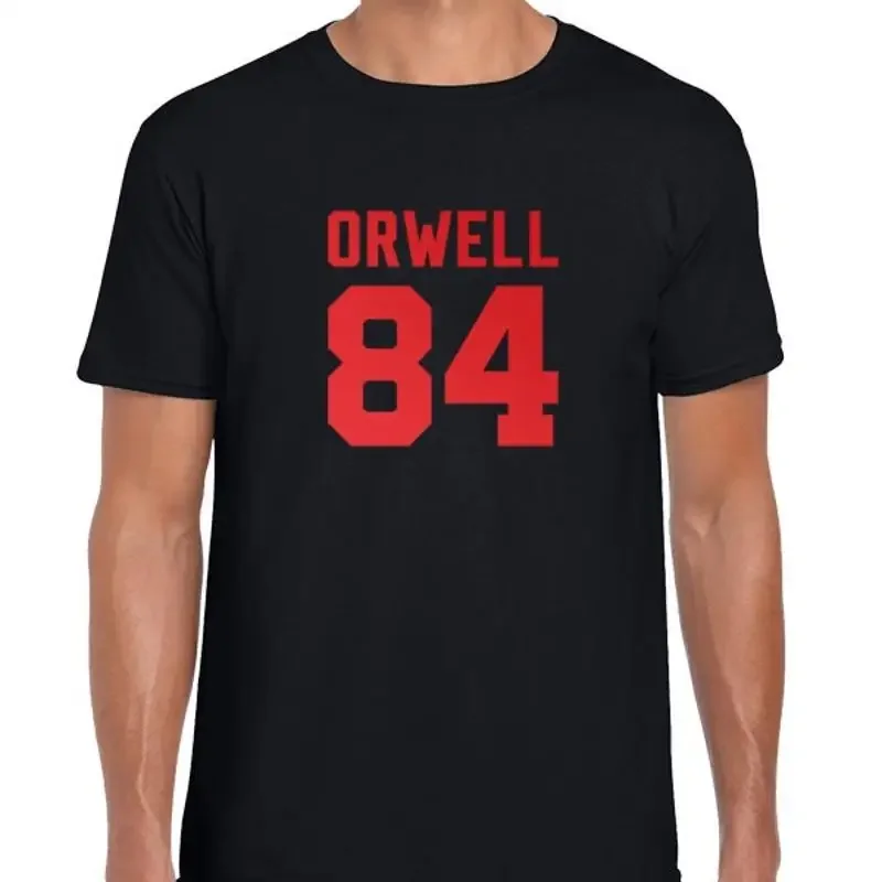 ORWELL 84 INGSOC United Big Brother George Nineteen Eigthy Four T Shirt