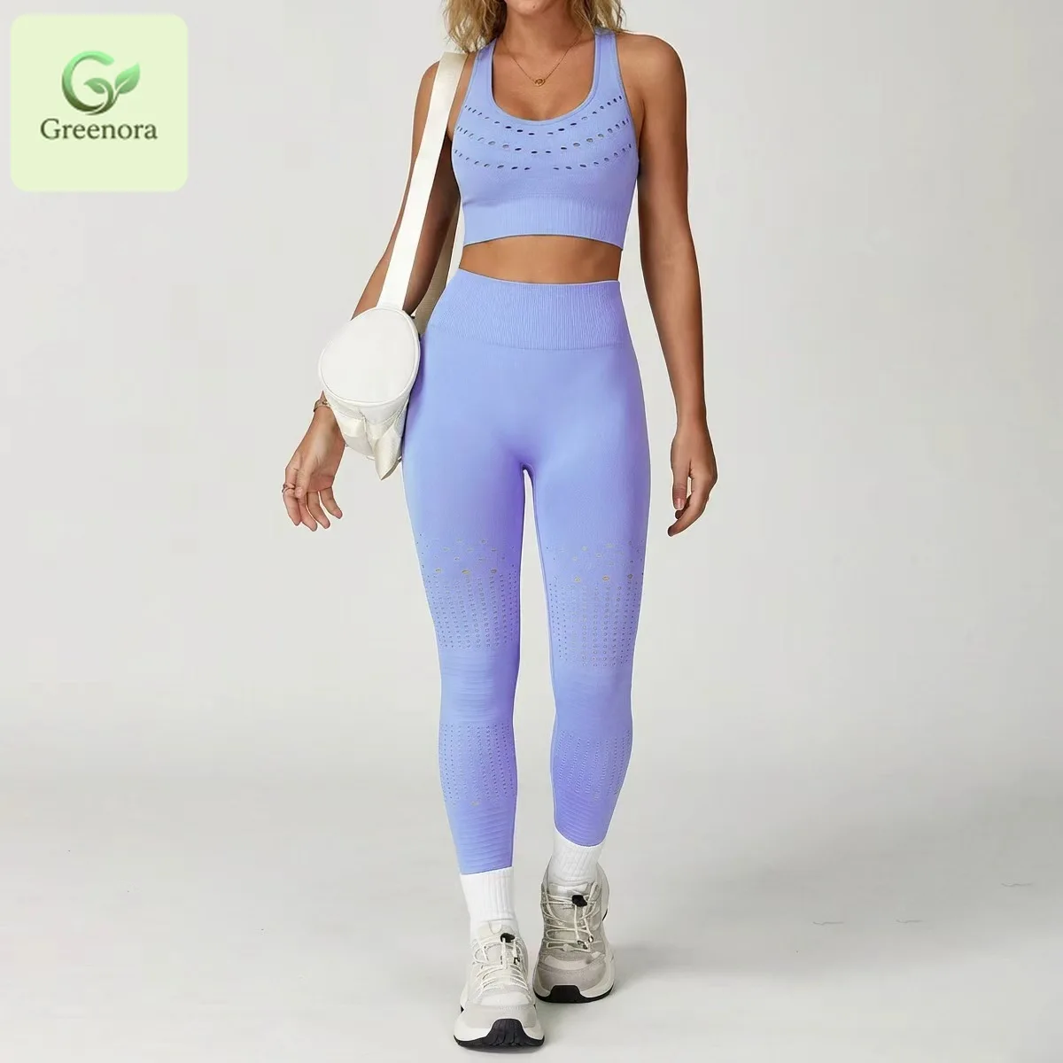 Seamless Yoga Set Women Gym Clothing Laser Cut Workout Outfits Sport Bra High Waist Leggings Fitness Wear 2 Piece Tracksuit Sets