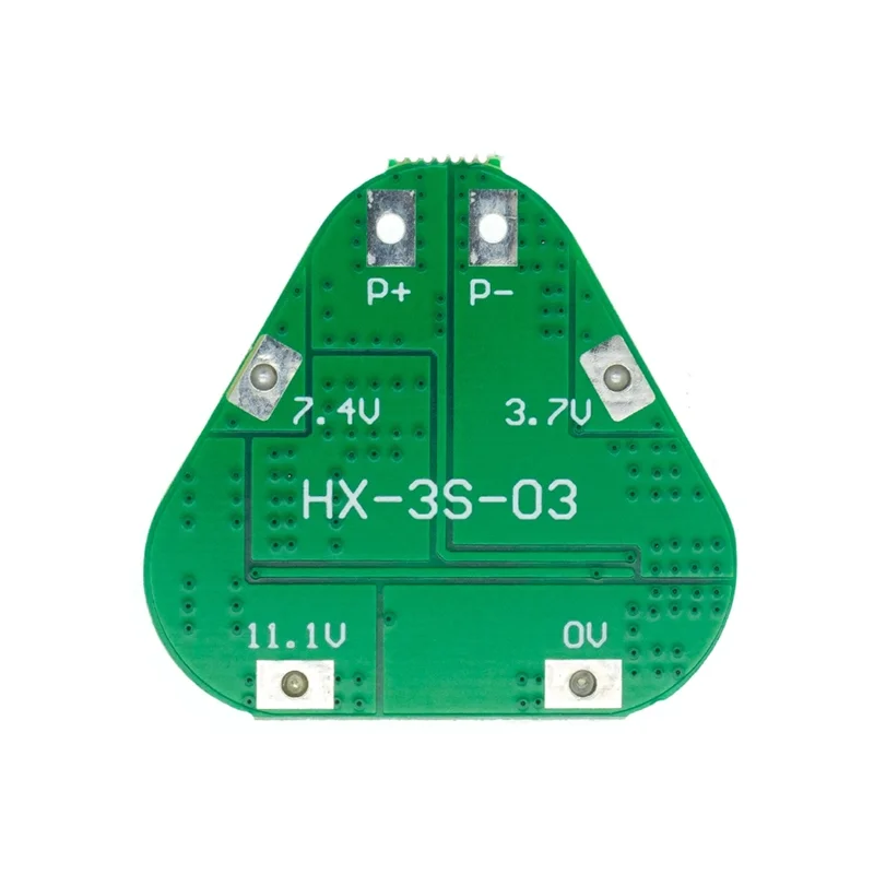 3 strings of 12V18650 lithium battery protection board 11.1V 12.6V anti-overcharge and over-discharge working current 8A