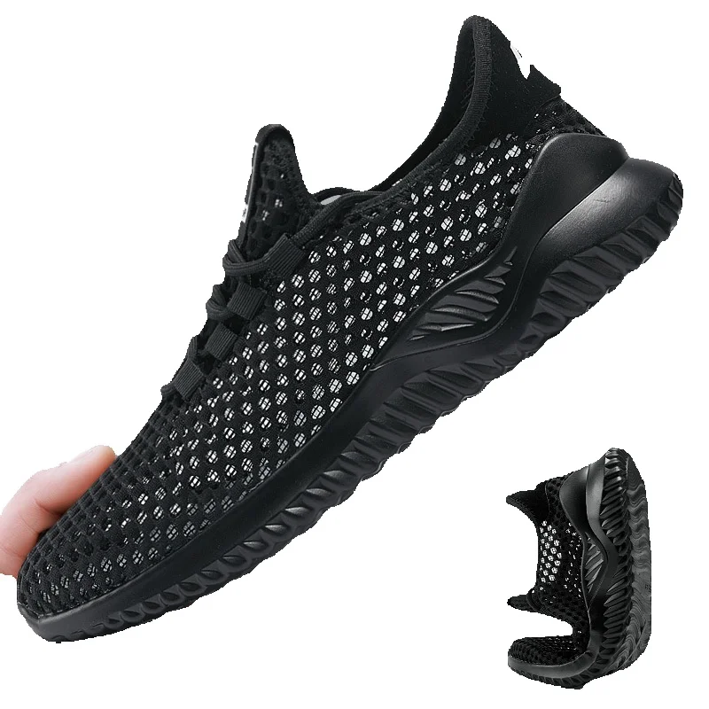 Warrior Men's Mesh Shoes 2025 Summer New Ultra-Light Thin Sports Shoes Trendy Men's Versatile Shoes Breathable Lightweight Shoes For Men_vogvips.com