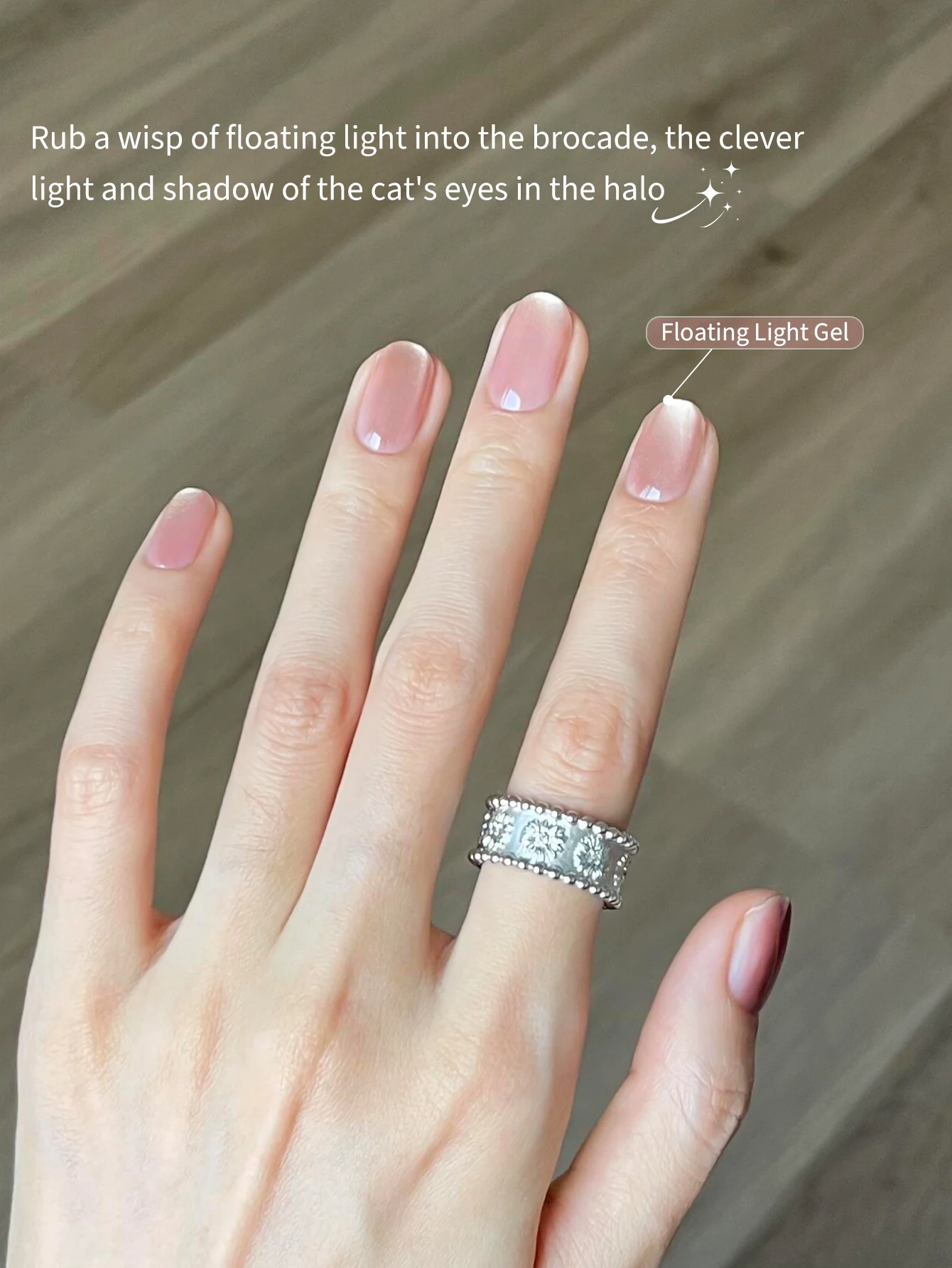 8ml Jelly Glass One Step Cat Eye Gel Polish Soak Off Holographic Glitter UV Gel Polish（No need For Base Coat And Top Coat)