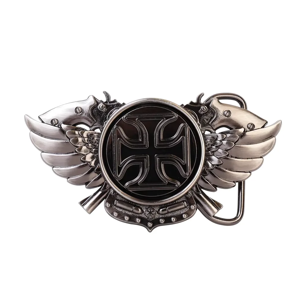 เข็มขัดวินเทจปรับหัวเข็มขัดโลหะเข็มขัดแฟชั่นสําหรับผู้ชาย Punk Western คาวบอยสายรัดเอวสไตล์หัวเข็มขัด